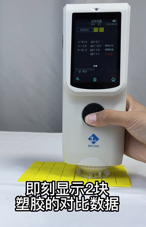 TS7020分光色差仪在塑胶行业中的实际应用与测量